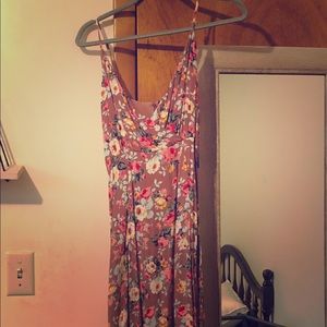 Lulu's Floral Maxi Dress